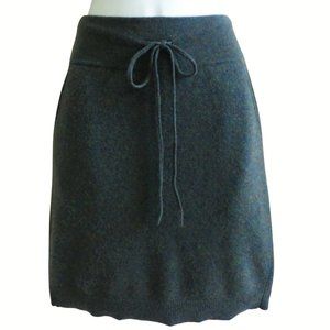 NEW Cashmere Oats Cashmere Diamond Mini Skirt Forest Luxurious Pashmina Goat S